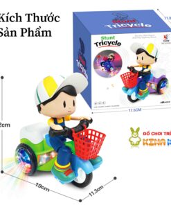 Bé đi xe đạp bốc đầu xoay 360 độ 4