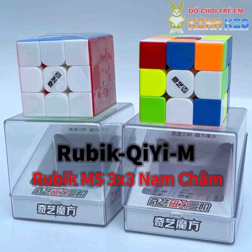 Rubik 3x3 QiYi MS 3x3 Magnetic, nam châm 1