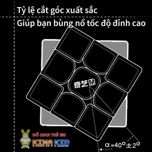 Rubik 3x3 QiYi MS 3x3 Magnetic, nam châm 8