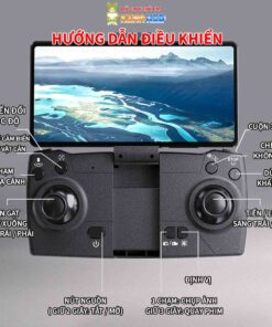 Flycam 4K Drone X6 Pro, Tích Hợp Camera Kép, Cảm Biến Tránh Vật Cản, Đèn Led Xanh Siêu Đẹp 11