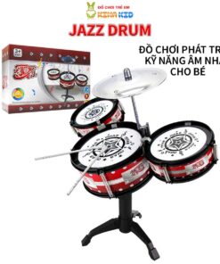 Trống Jazz Drum Đồ Chơi Phát Triển Kỹ Năng Âm Nhạc Cho Bé 1