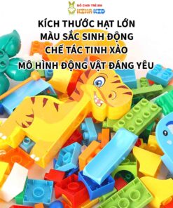 Đồ Chơi Xếp Hình Cầu Trượt Thả Bi 120 Chi Tiết Lớn Nukante, Cho Bé Dễ Dàng Lắp Ráp 6