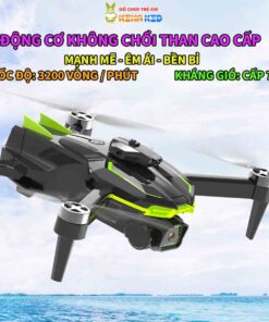 Flycam 4K Drone B6 Pro, Tích Hợp Camera Kép, Động Cơ Không Chổi Than, Cảm Biến Tránh Vật Cản, Đèn Led Xanh Siêu Đẹp 3