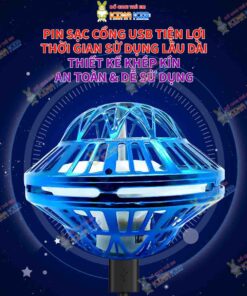 Quả cầu ma thuật UFO bay lơ lững phát sáng hình đĩa bay Fly spinner Ball nâng cấp mới chống va chạm dành cho bé 12 2