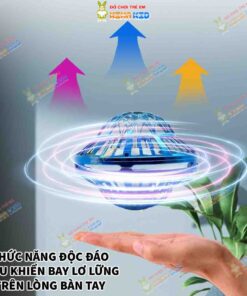 Quả cầu ma thuật UFO bay lơ lững phát sáng hình đĩa bay Fly spinner Ball nâng cấp mới chống va chạm dành cho bé 7 2