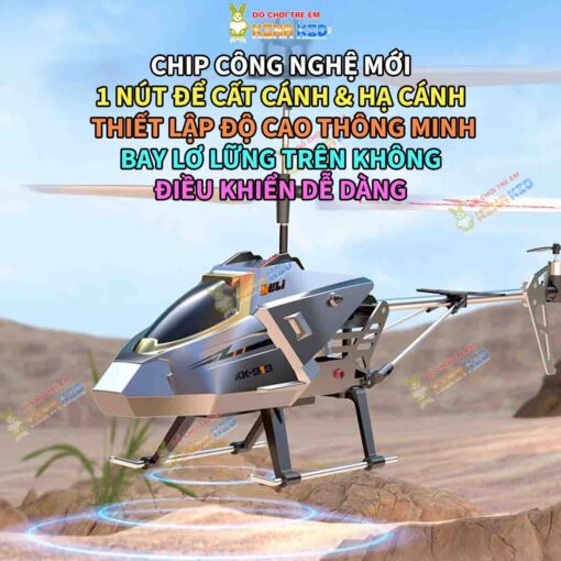 Máy bay trực thăng điều khiển từ xa Helicopter K919, 3.5 kênh, dễ điều khiển, chống va chạm, đèn Led sáng, pin sạc USB 2