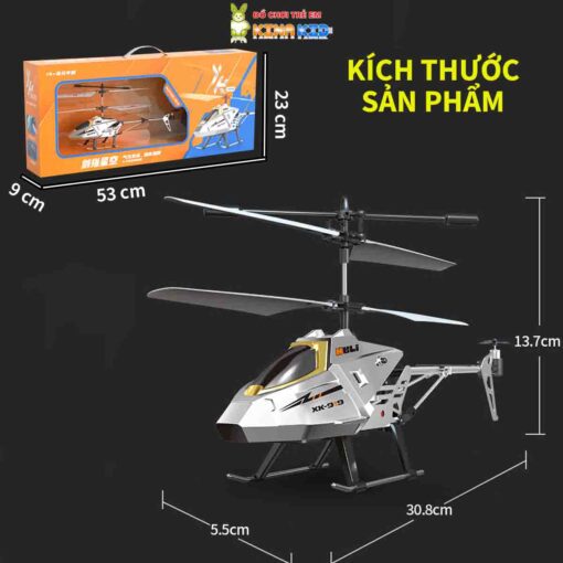 Máy bay trực thăng điều khiển từ xa Helicopter K919, 3.5 kênh, dễ điều khiển, chống va chạm, đèn Led sáng, pin sạc USB 8