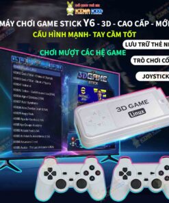 Máy Chơi Game Stick Y6 3D kết nối tivi, cấu hình mạnh, tay cầm mượt, chơi tốt game PSP 2