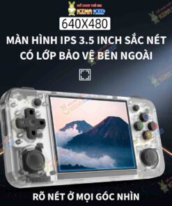 Máy chơi game Anbernic RG35XX H, màn hình ngang sắc nét, chơi được game PSP, PS1 3