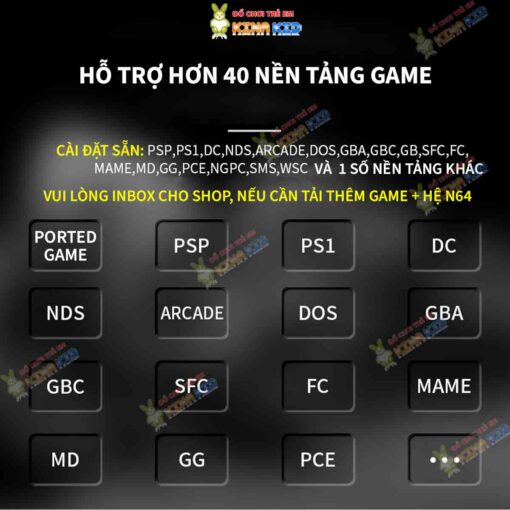 Máy chơi game Anbernic RG35XX H, màn hình ngang sắc nét, chơi được game PSP, PS1 7