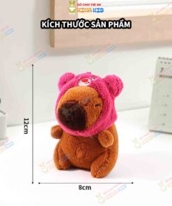 Móc khóa búp bê nhồi bông Capybara 8