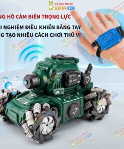 Xe tăng điều khiển từ xa bằng cảm biến đeo tay và remote 2.4Ghz Tank Mecha 11 2