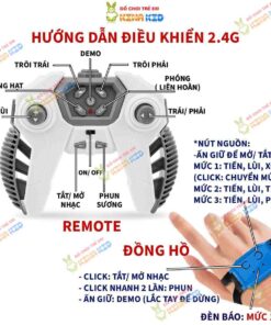 Xe tăng điều khiển từ xa bằng cảm biến đeo tay và remote 2.4Ghz Tank Mecha 7 2