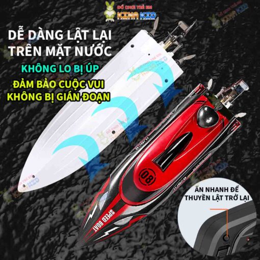 Cano điều khiển từ xa tốc độ cao 25km-h HJ808 10