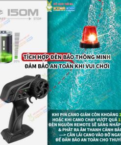 Cano điều khiển từ xa tốc độ cao 25km-h HJ808 11