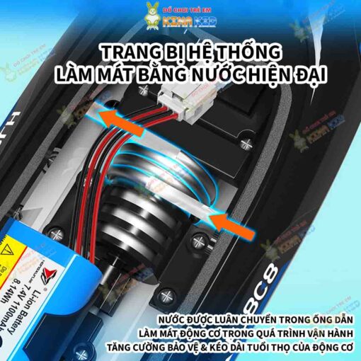 Cano điều khiển từ xa tốc độ cao 25km-h HJ808 5