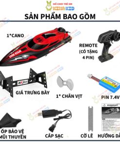 Cano điều khiển từ xa tốc độ cao 25km-h HJ808 6