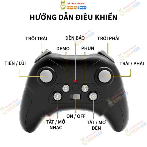 Xe Đua F1 Điều Khiển Từ Xa Drift Wheel, Xoay 360 Độ, Có Đèn, Phát Nhạc, Phun Sương Siêu Ngầu 8