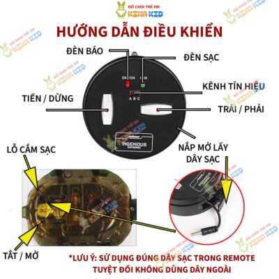 Con rùa điều khiển từ xa - kinakid 6