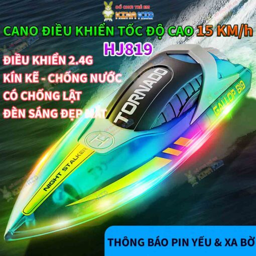 Cano điều khiển từ xa tốc độ cao 15km-h HJ819 Gallop 11112