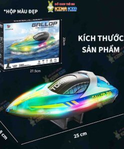 Cano điều khiển từ xa tốc độ cao 15km-h HJ819 Gallop 5