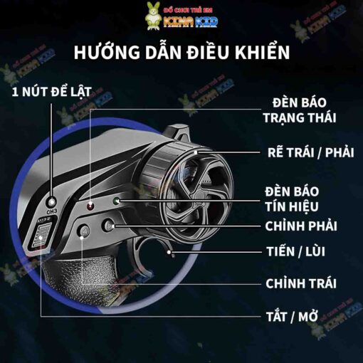 Cano điều khiển từ xa tốc độ cao 15km-h HJ819 Gallop 9