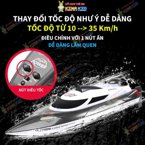 Cano điều khiển từ xa tốc độ cao 35km-h HJ806 3