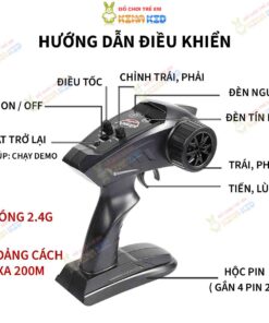 Cano điều khiển từ xa tốc độ cao 35km-h HJ806 9