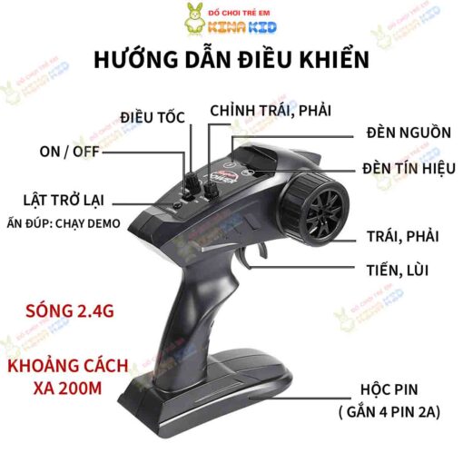 Cano điều khiển từ xa tốc độ cao 35km-h HJ806 9