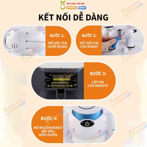 Chó Robot điều khiển từ xa thông minh 3