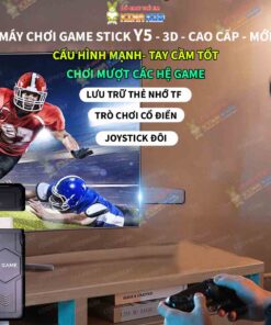 Máy Chơi Game Stick Y5 3D kết nối tivi, cấu hình mạnh, tay cầm mượt, chơi tốt game PSP 2