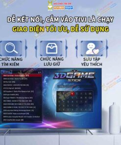 Máy Chơi Game Stick Y5 3D kết nối tivi, cấu hình mạnh, tay cầm mượt, chơi tốt game PSP 8