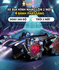 Xe Điều Khiển Địa Hình 2 Mặt Nhào Lộn Stunt Light 2, Xoay 360 độ 2