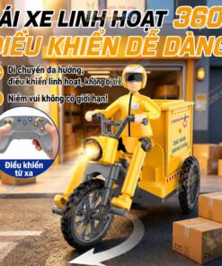 Xe 3 bánh điều khiển từ xa mẫu robot giao hàng 2