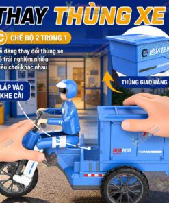 Xe 3 bánh điều khiển từ xa mẫu robot giao hàng 3