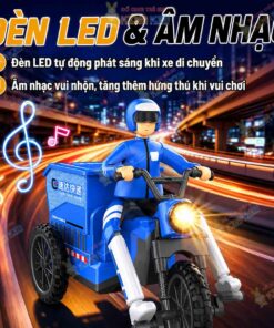 Xe 3 bánh điều khiển từ xa mẫu robot giao hàng 4