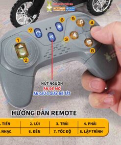 Xe 3 bánh điều khiển từ xa mẫu robot giao hàng 9
